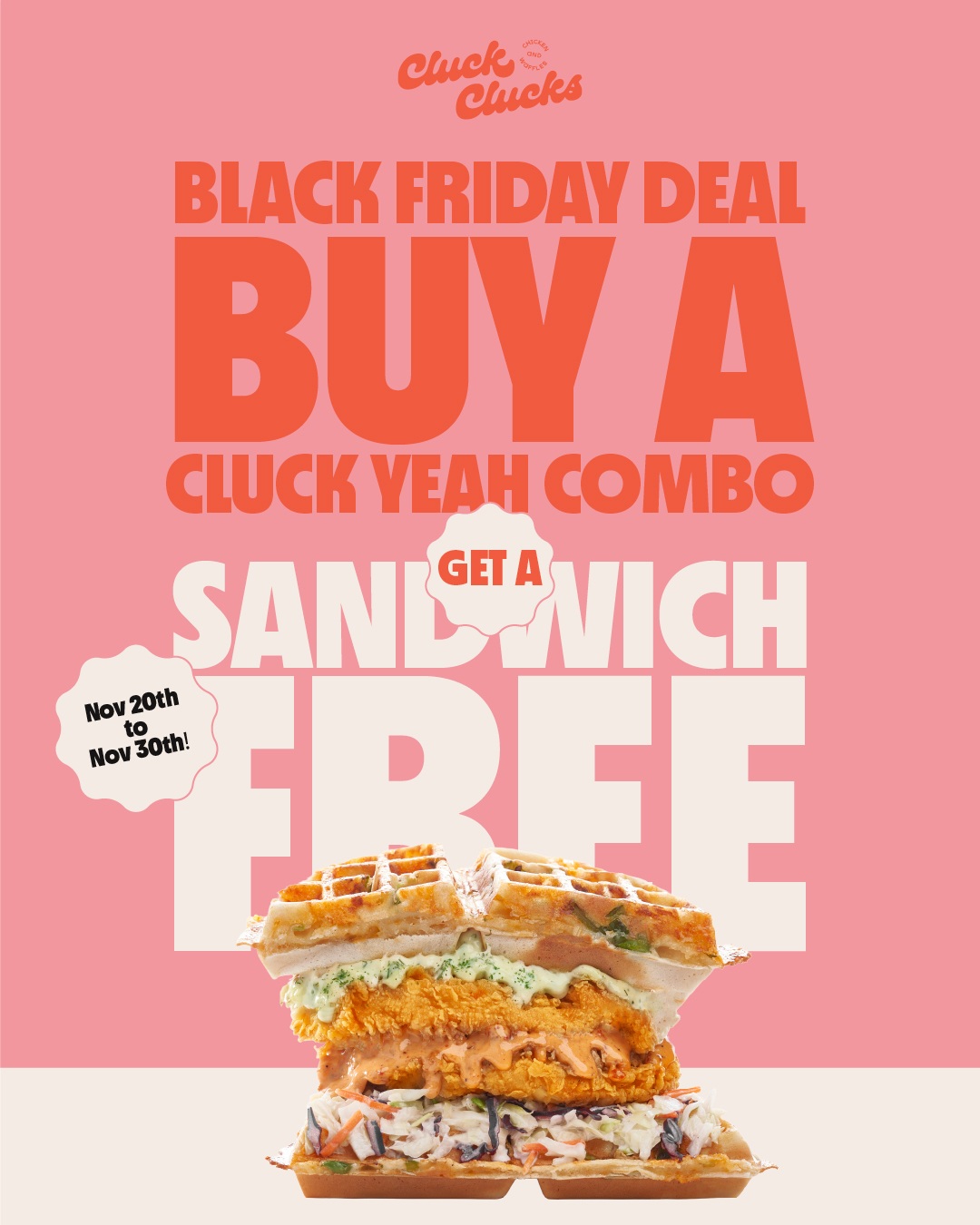 Cluck Clucks branding and marketing